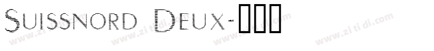 Suissnord Deux字体转换